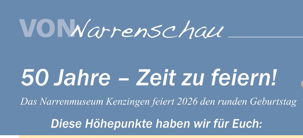 Bild zum Termin 50-jahre-oberrheinische-narrenschau-kenzingen